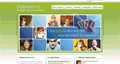 Desktop Screenshot of diabetes-info.co.uk